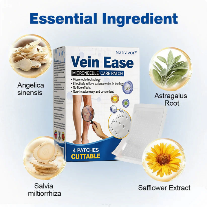 🔥🇺🇸👨‍⚕️✅Natravor® VeinEase Microneedle Care Patch⚡Instant Relief, Long-Term Results