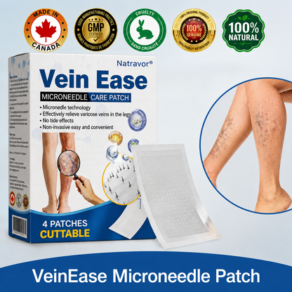 🔥🇺🇸👨‍⚕️✅Natravor® VeinEase Microneedle Care Patch⚡Instant Relief, Long-Term Results
